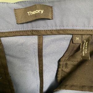 Theory Men's Slim Fit Blue Pants